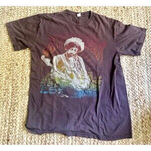 Vintage Jimi Hendrix Concert T-Shirt Sz Medium 1969 Northern California Festival